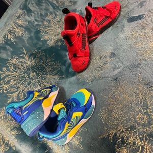 2 pair puma size 8 childrens